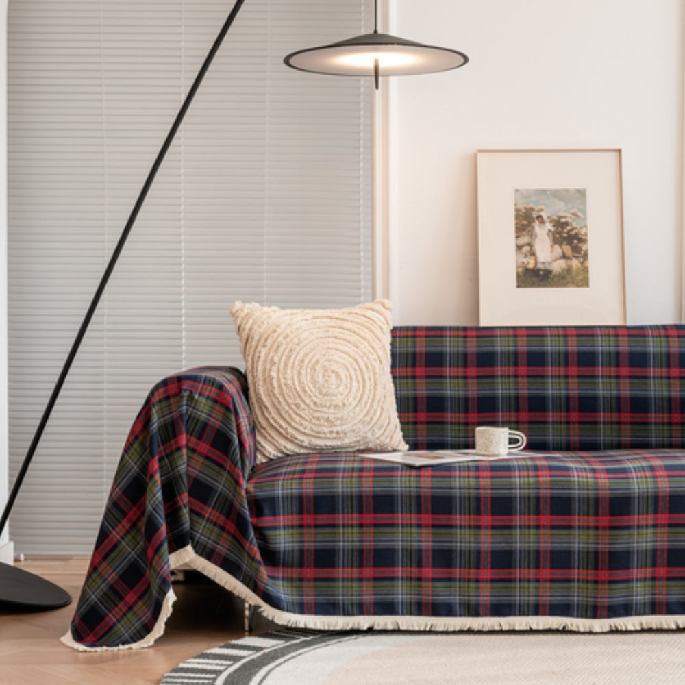 Hearthline Cottage Plaid Couch Cover