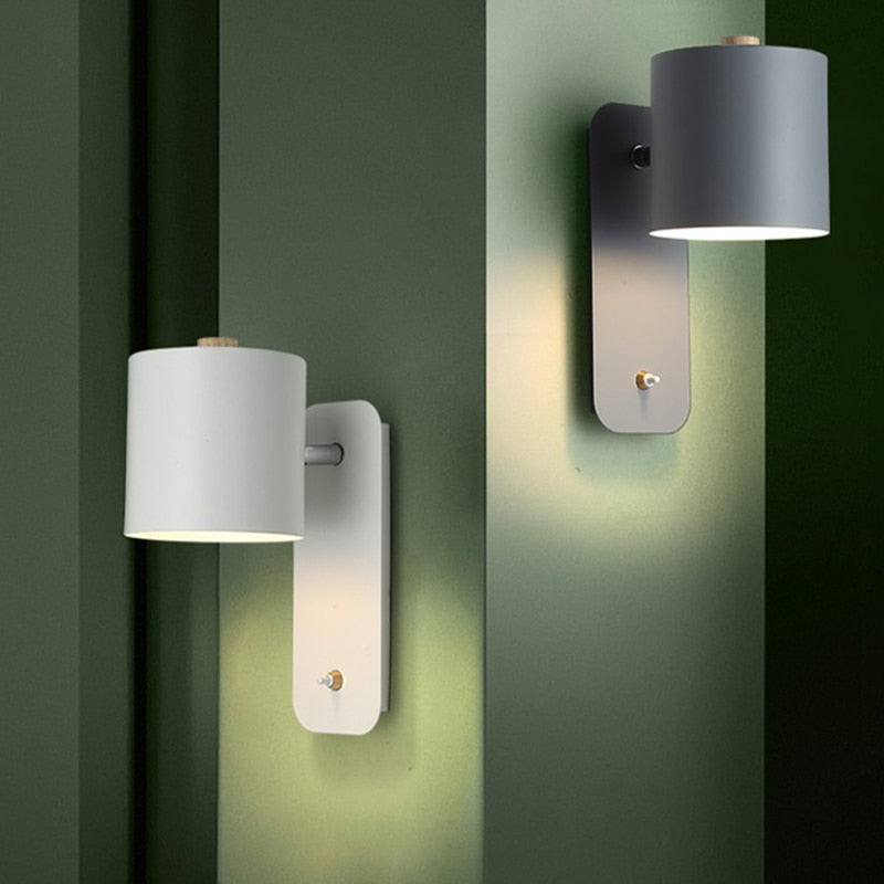 Lumivex - Cylindrical LED Indoor Wall Light With Switch