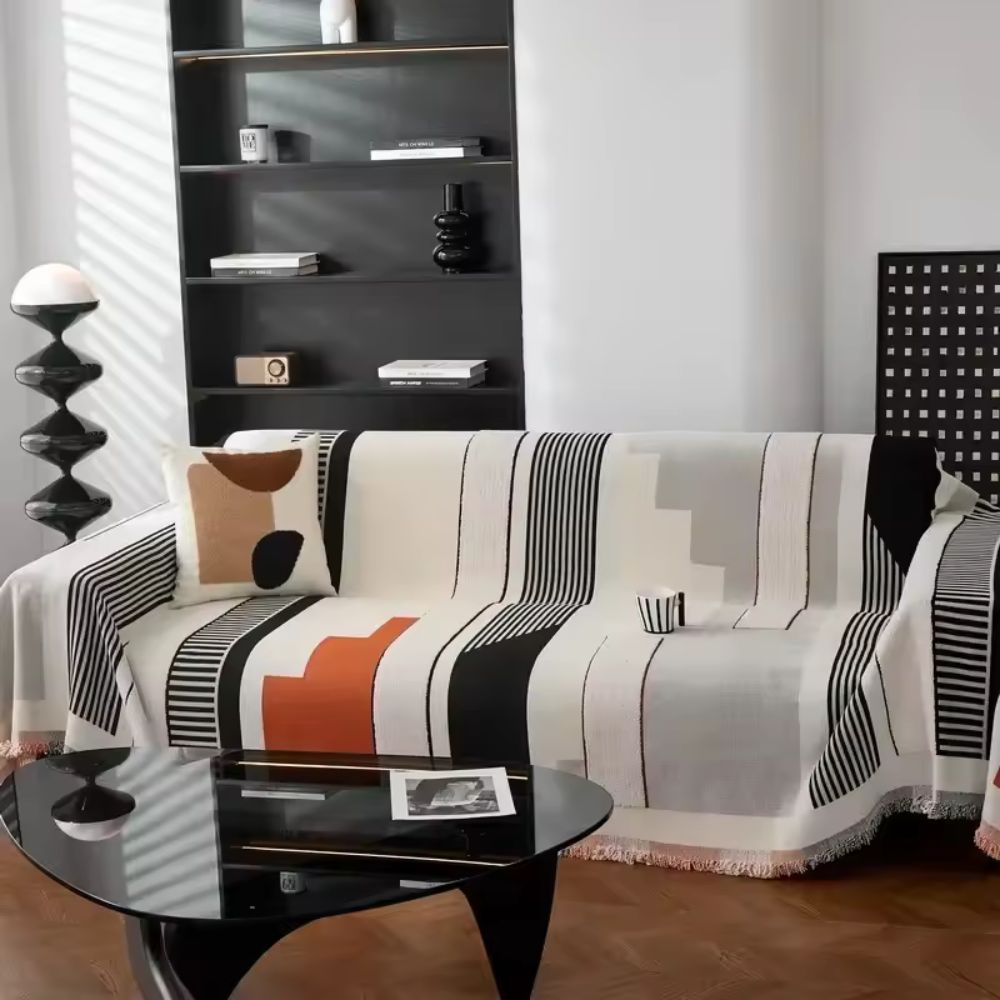 Metro Form Chenille Couch Cover