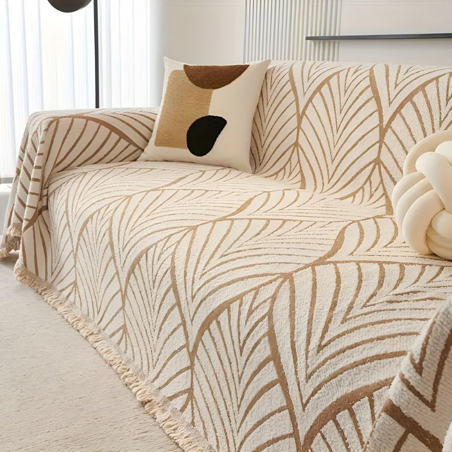 Modern Maple Leaf Couch Cover
