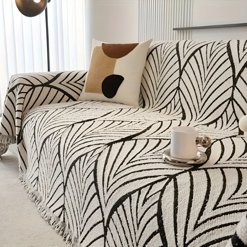 Modern Maple Leaf Couch Cover
