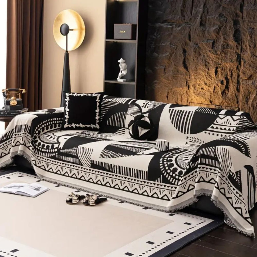 Mystic Lines Pattern Couch Cover