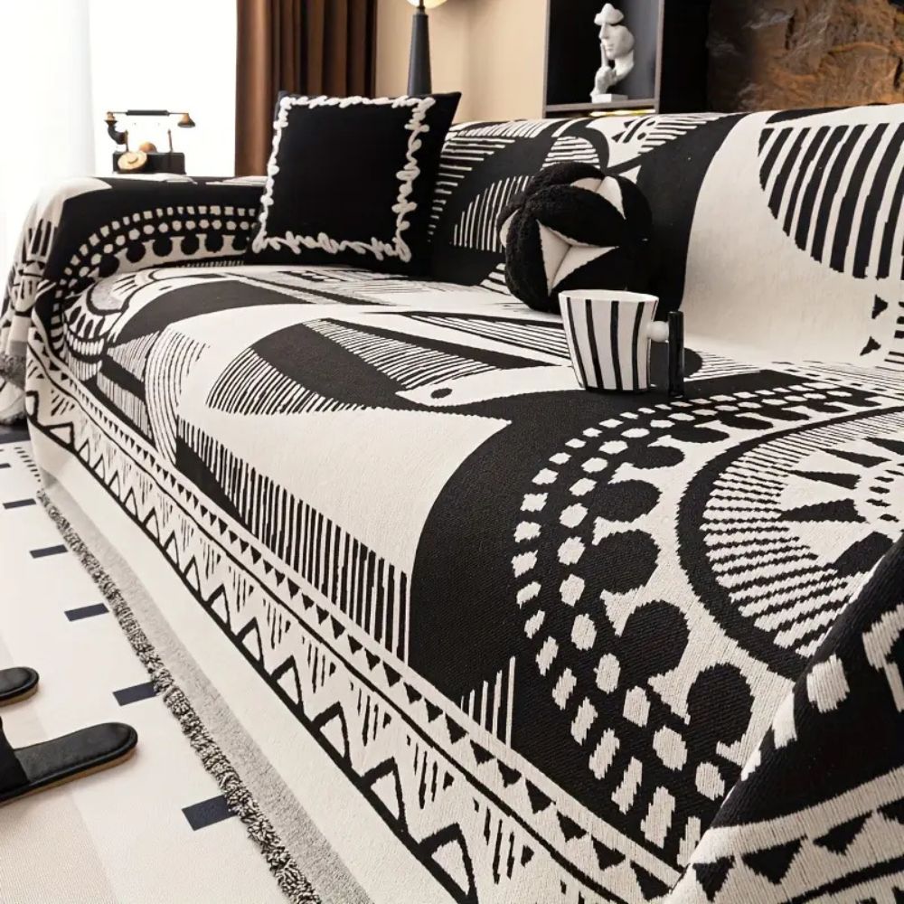 Mystic Lines Pattern Couch Cover