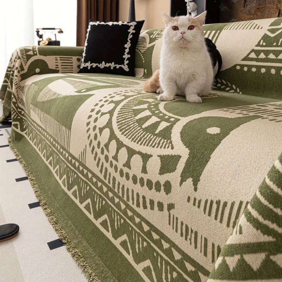 Mystic Lines Pattern Couch Cover