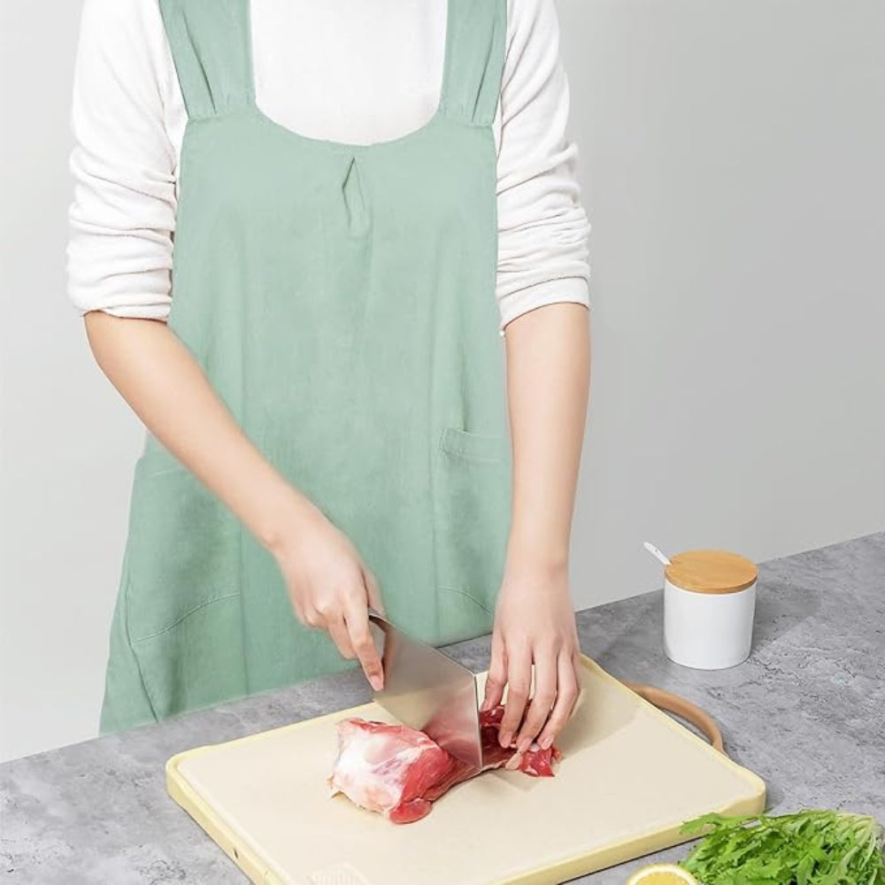 Cross‑Back Apron Dress Korean‑Inspired Minimalist Style