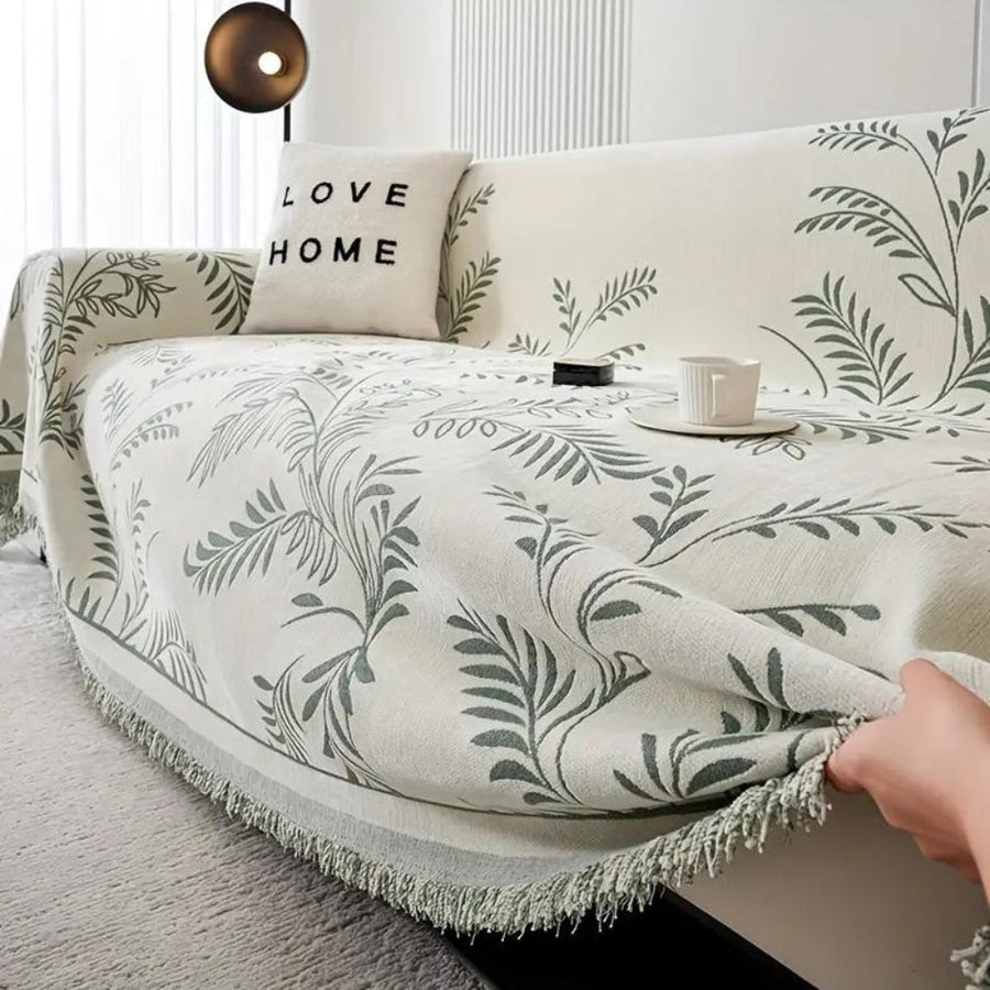 Nature's Embrace Chenille Couch Cover
