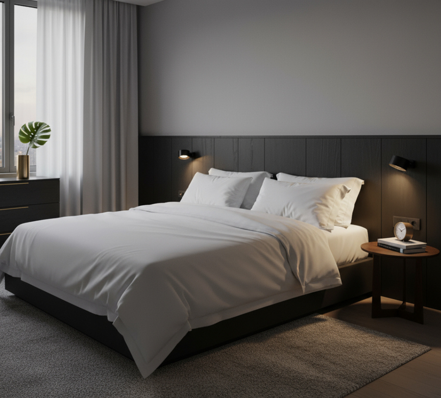 Wall Mounted LED Light With Compact Round Shape