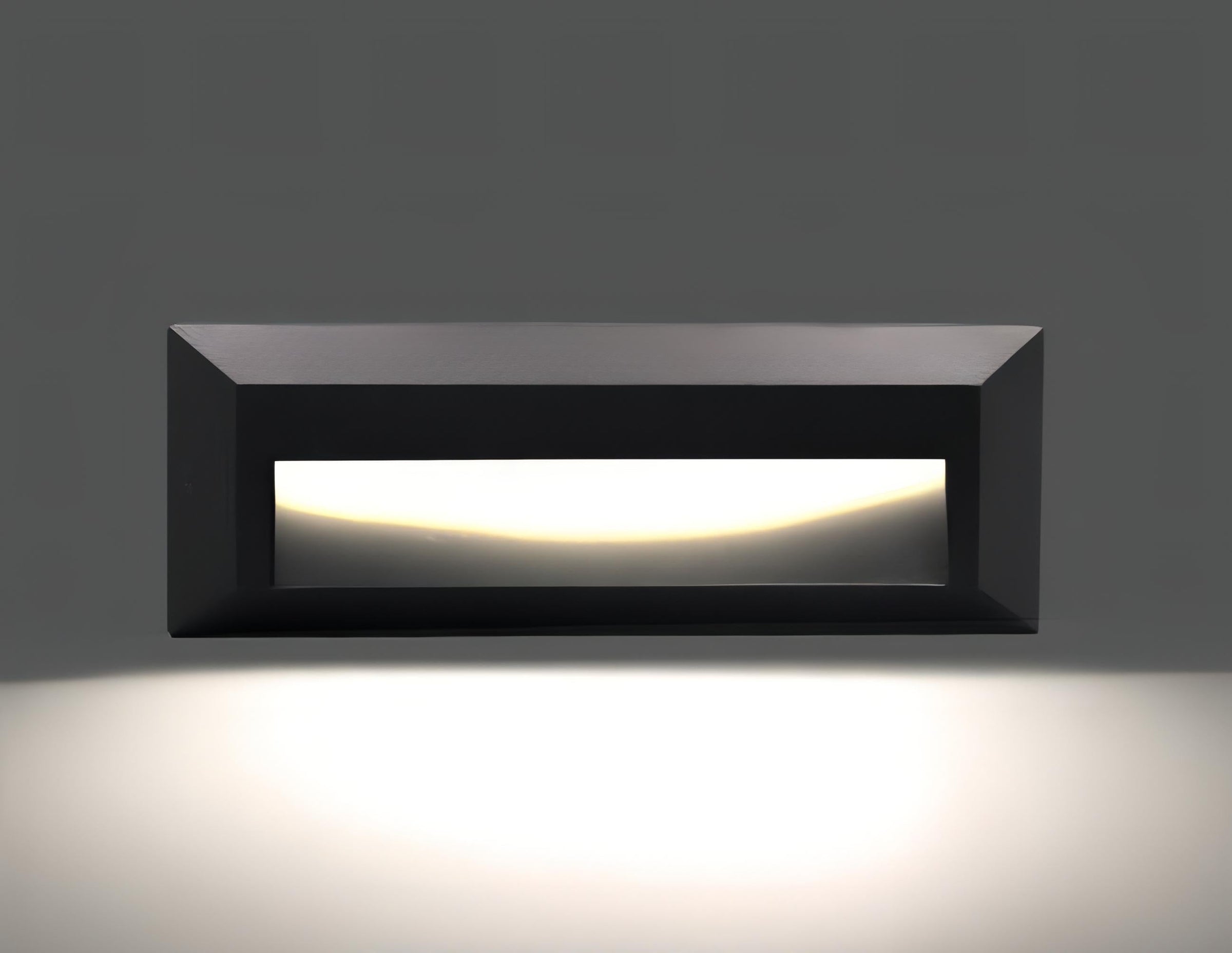 Outdoor LED Step Light Rectangular Wall Mounted Light Fixture