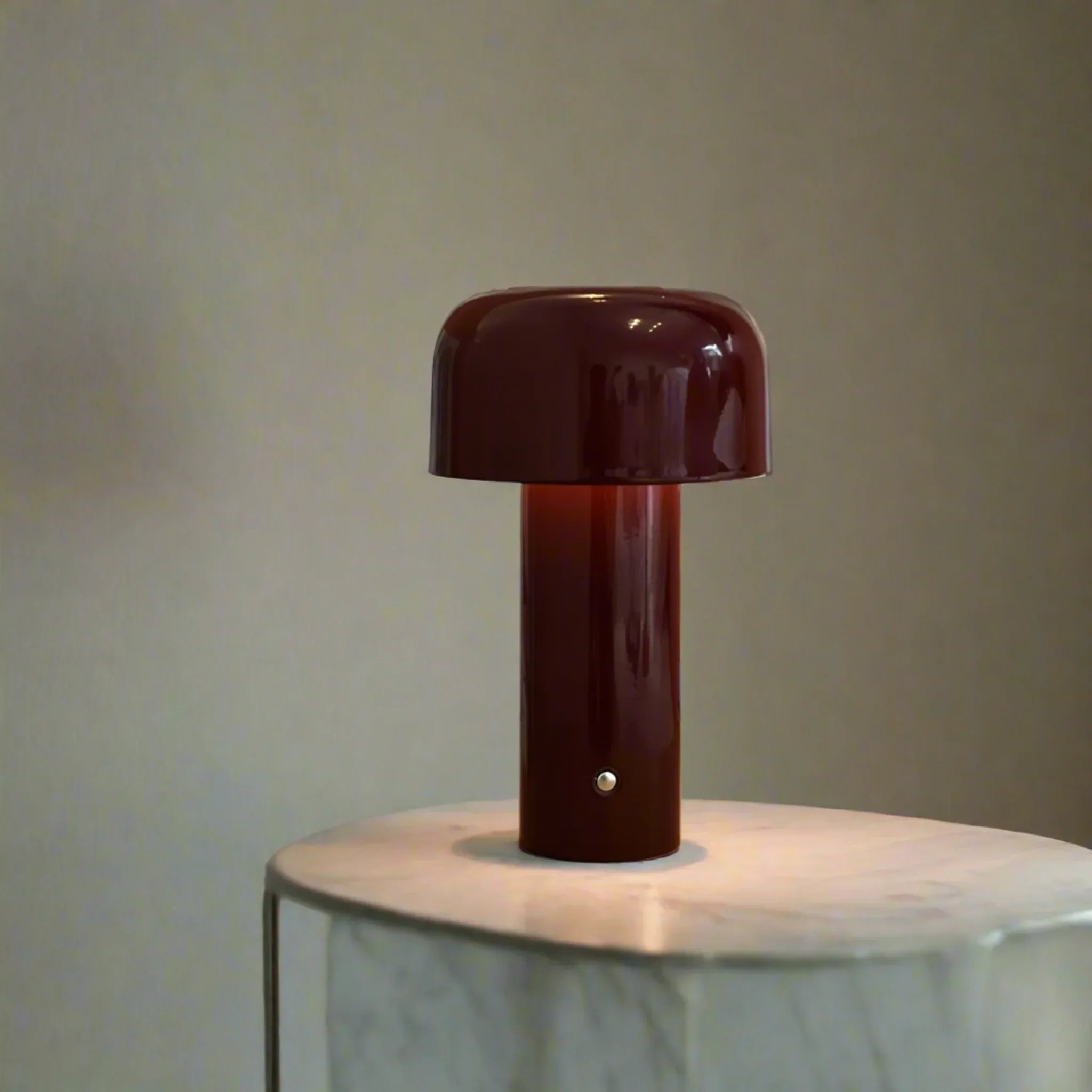 Rechargeable LED Table Lamp with Metal Shade