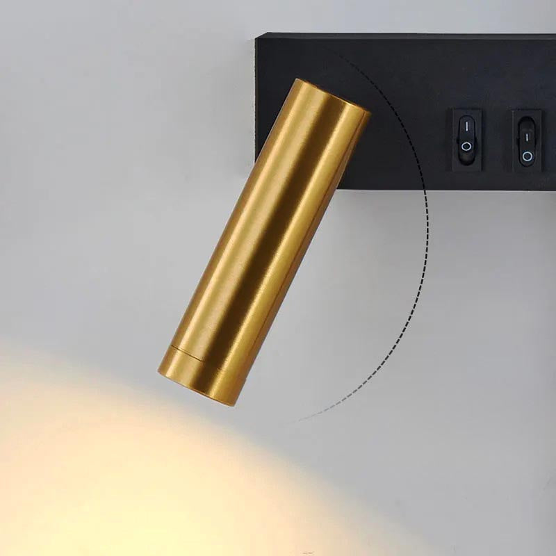 Swivel Led Wall Light With Adjustable Reading Head
