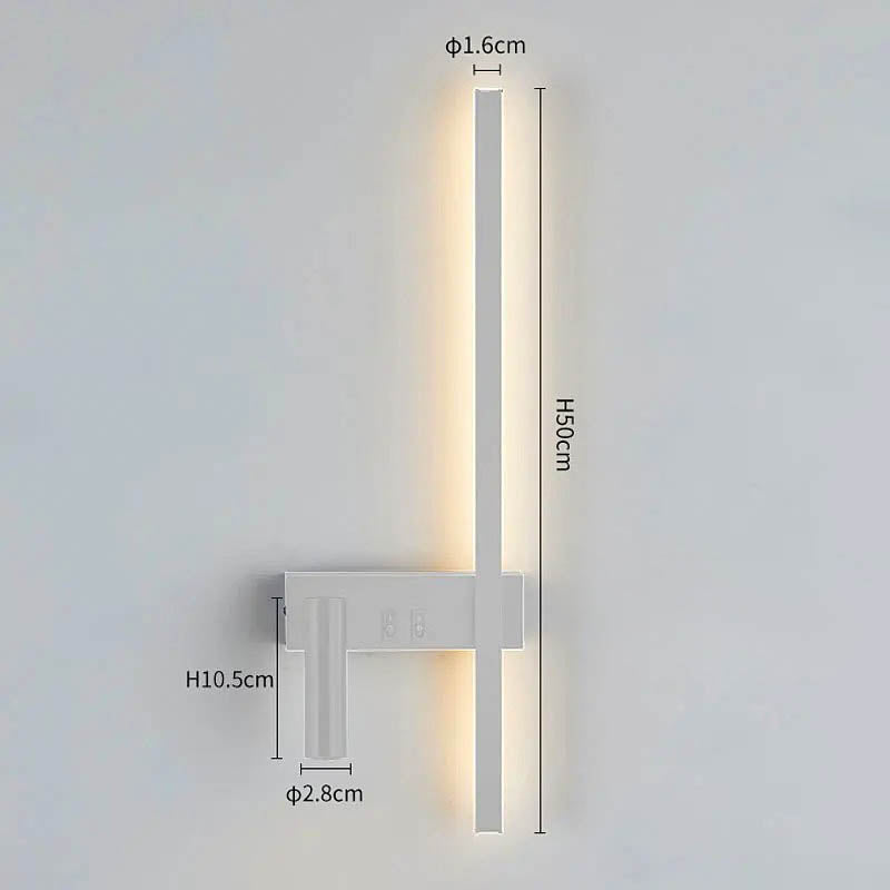 Swivel Led Wall Light With Adjustable Reading Head