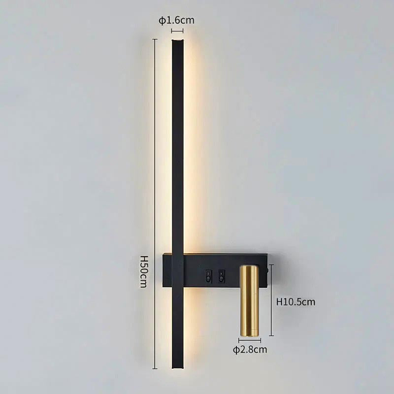 Swivel Led Wall Light With Adjustable Reading Head