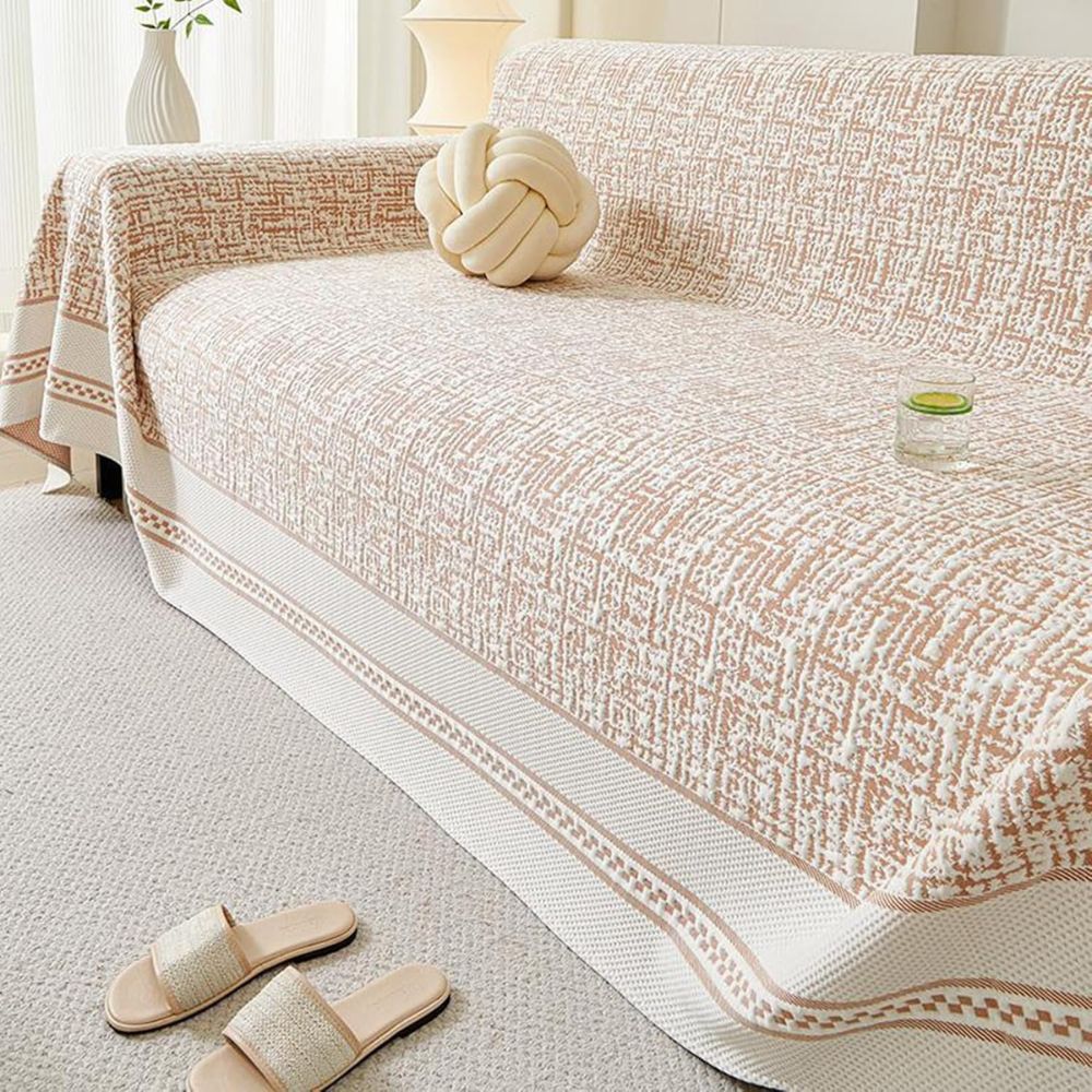 Sahara Sketch Chenille Couch Cover