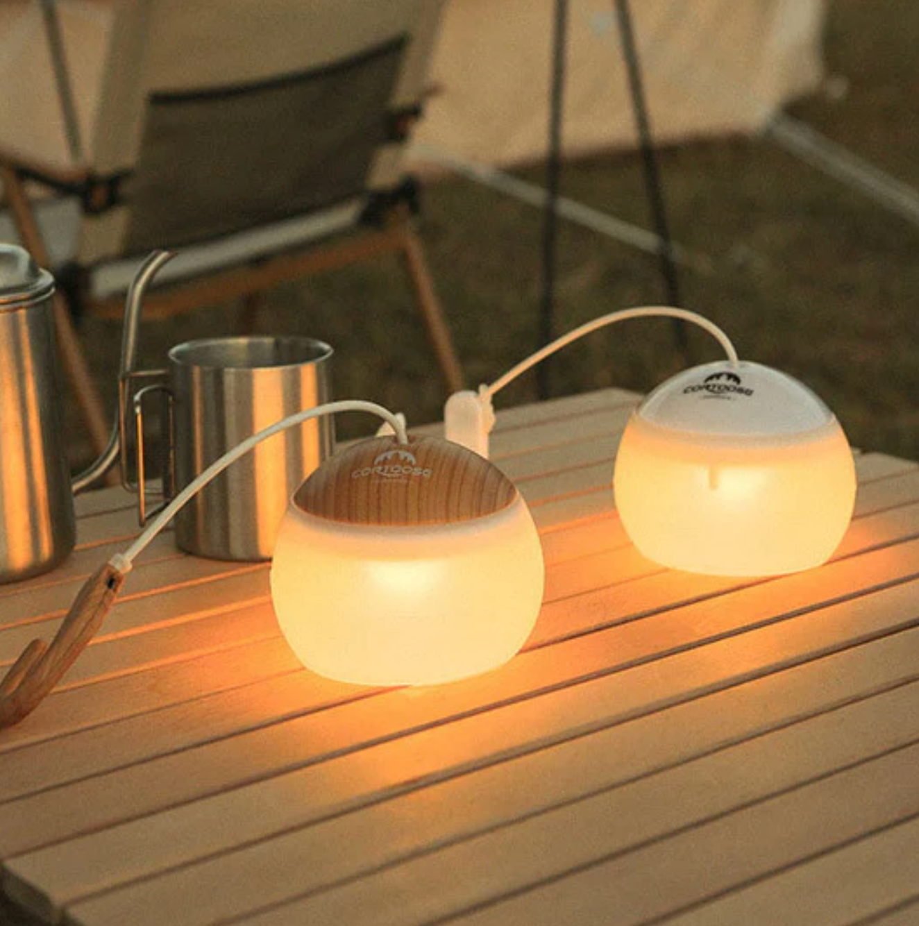 Portable LED Camping Lamp Outdoor Hanging Lantern