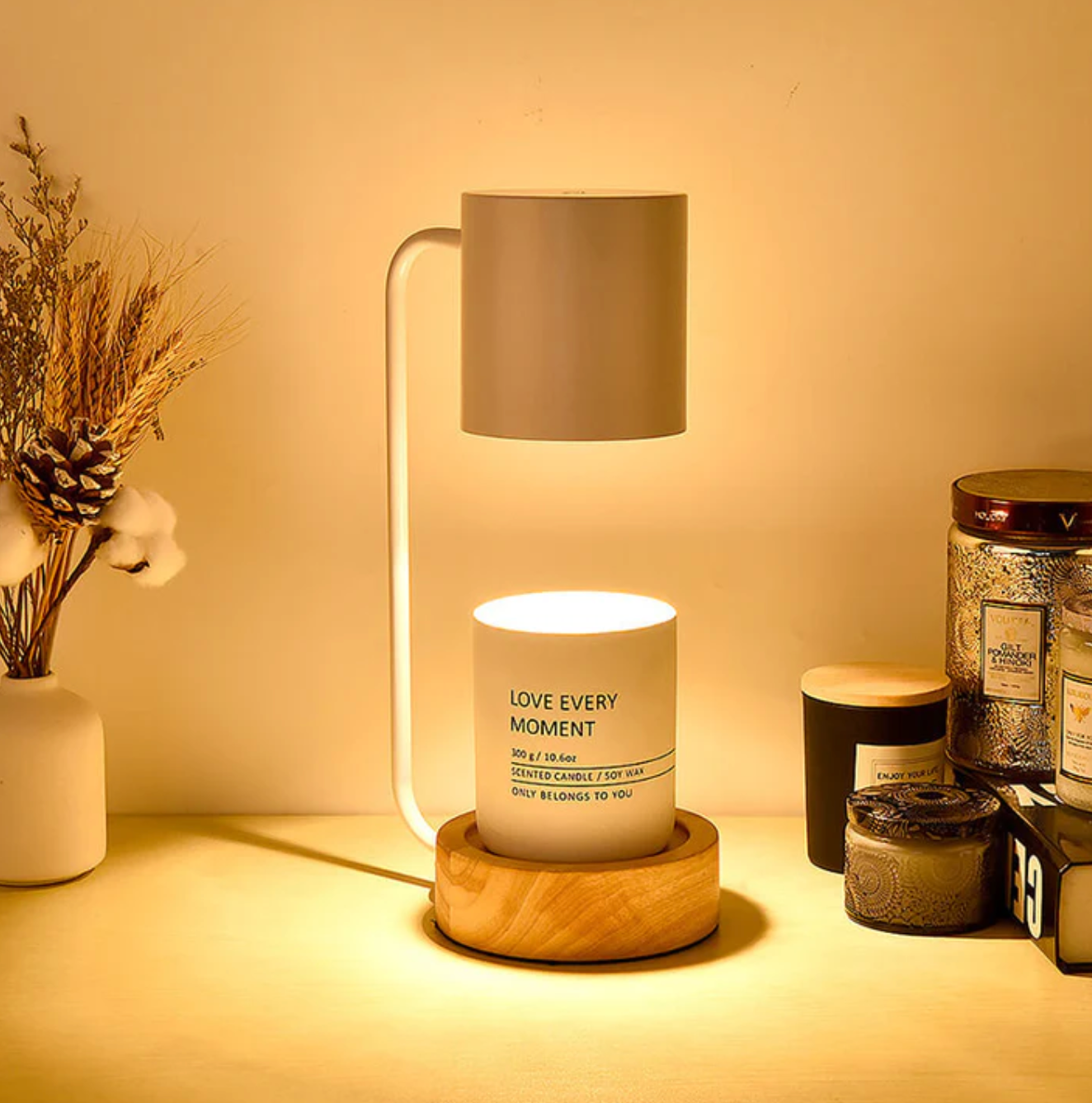 Candle Warmer Lamp Modern Table Lamp for Scented Candles