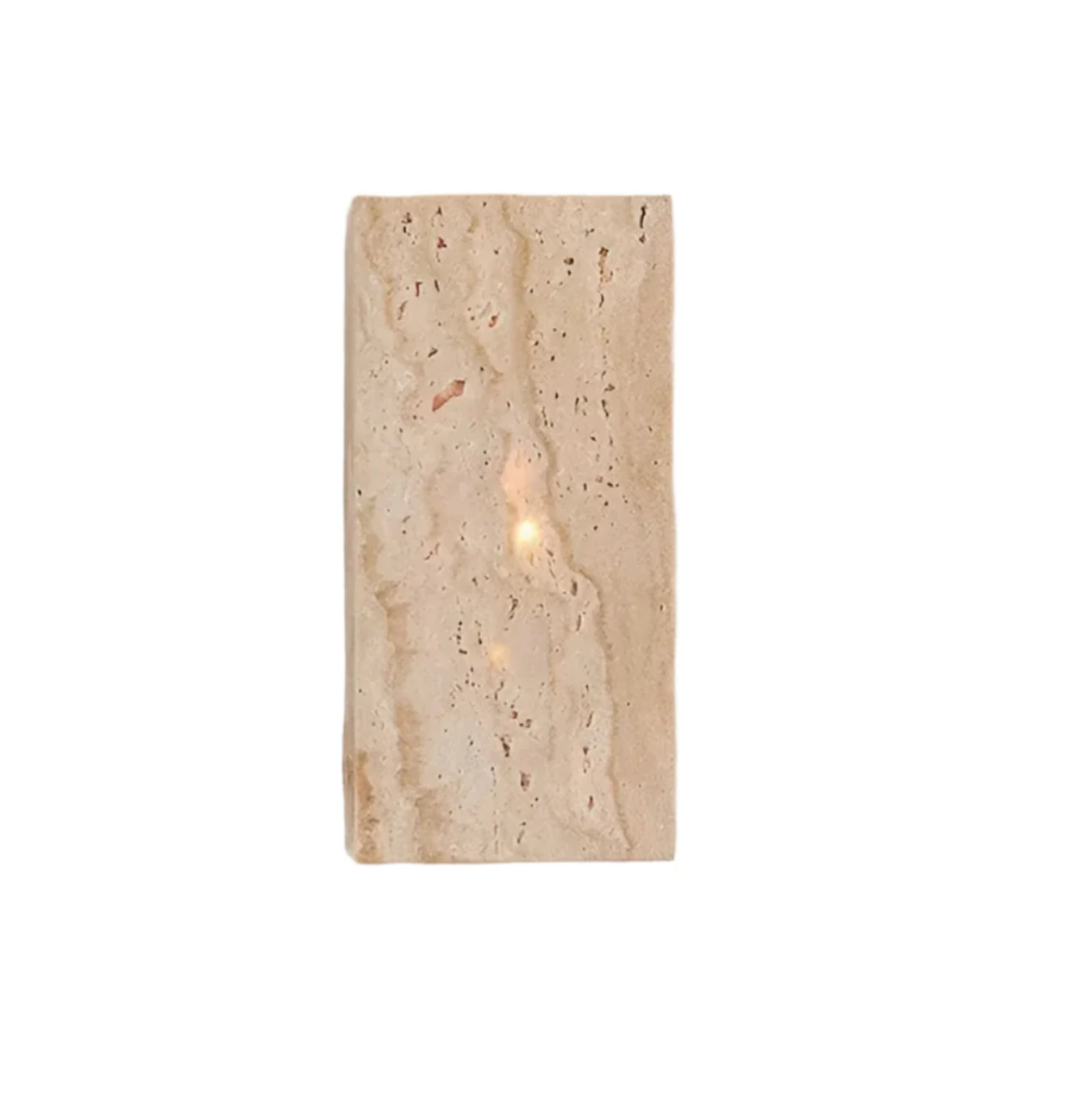 Travertine Wall Light Natural Stone Modern Minimalist Sconce