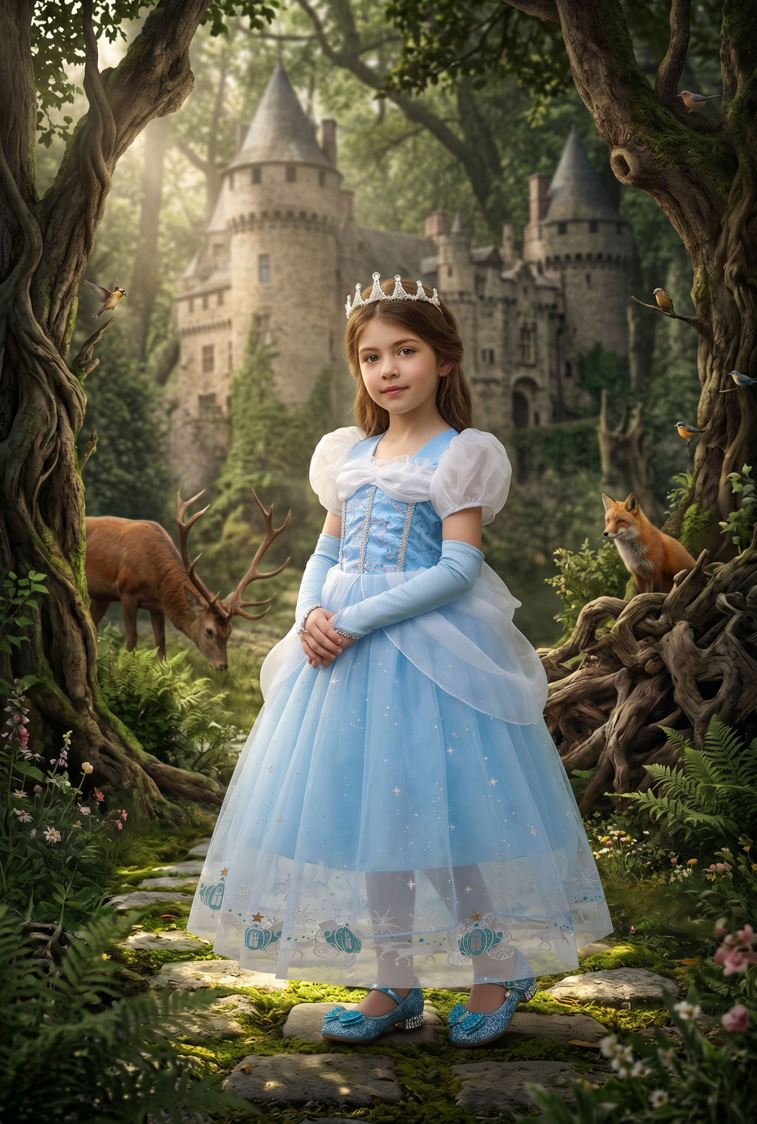 PRINCESS LUCIENNE DRESS & GLOVES SET