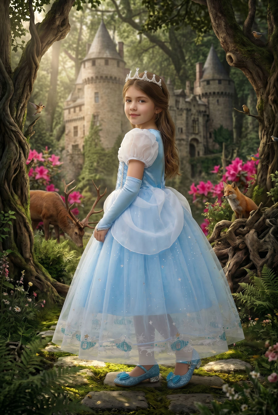PRINCESS LUCIENNE DRESS & GLOVES SET