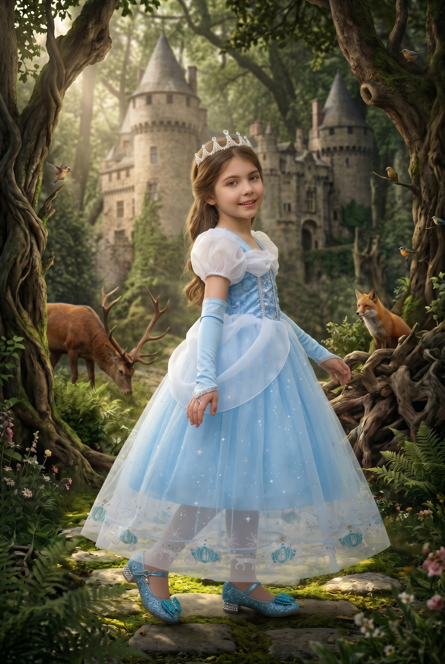 PRINCESS LUCIENNE DRESS & GLOVES SET