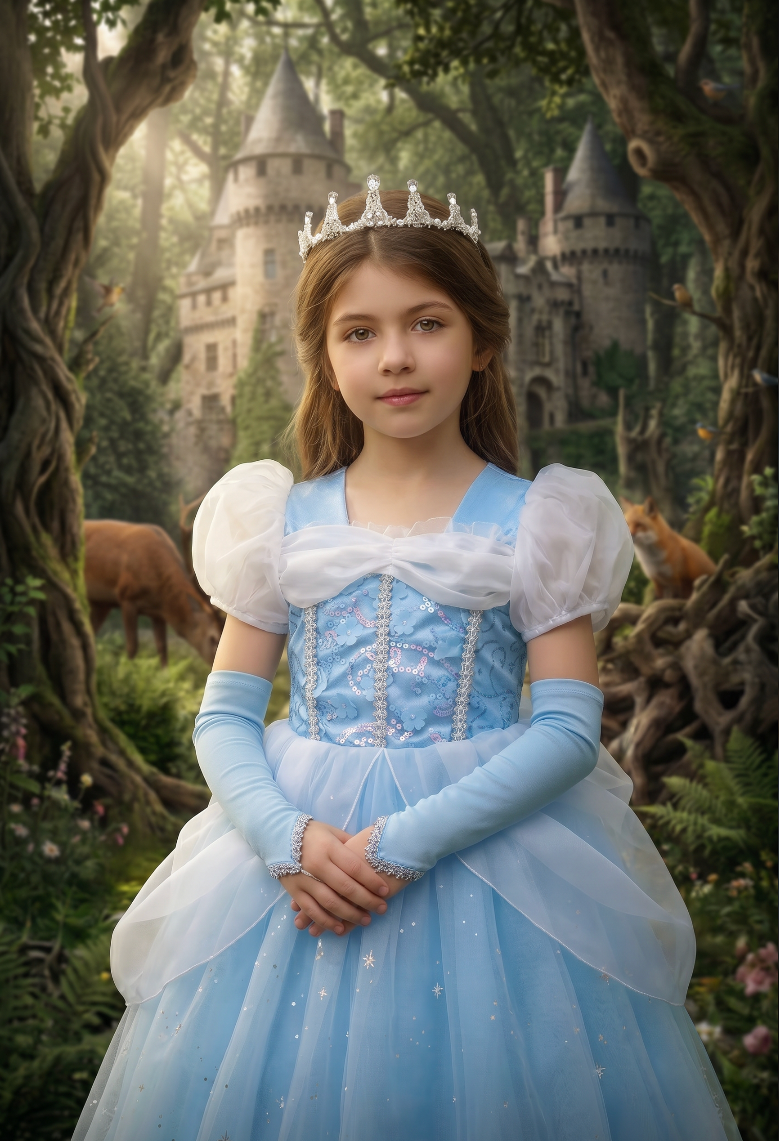 PRINCESS LUCIENNE DRESS & GLOVES SET
