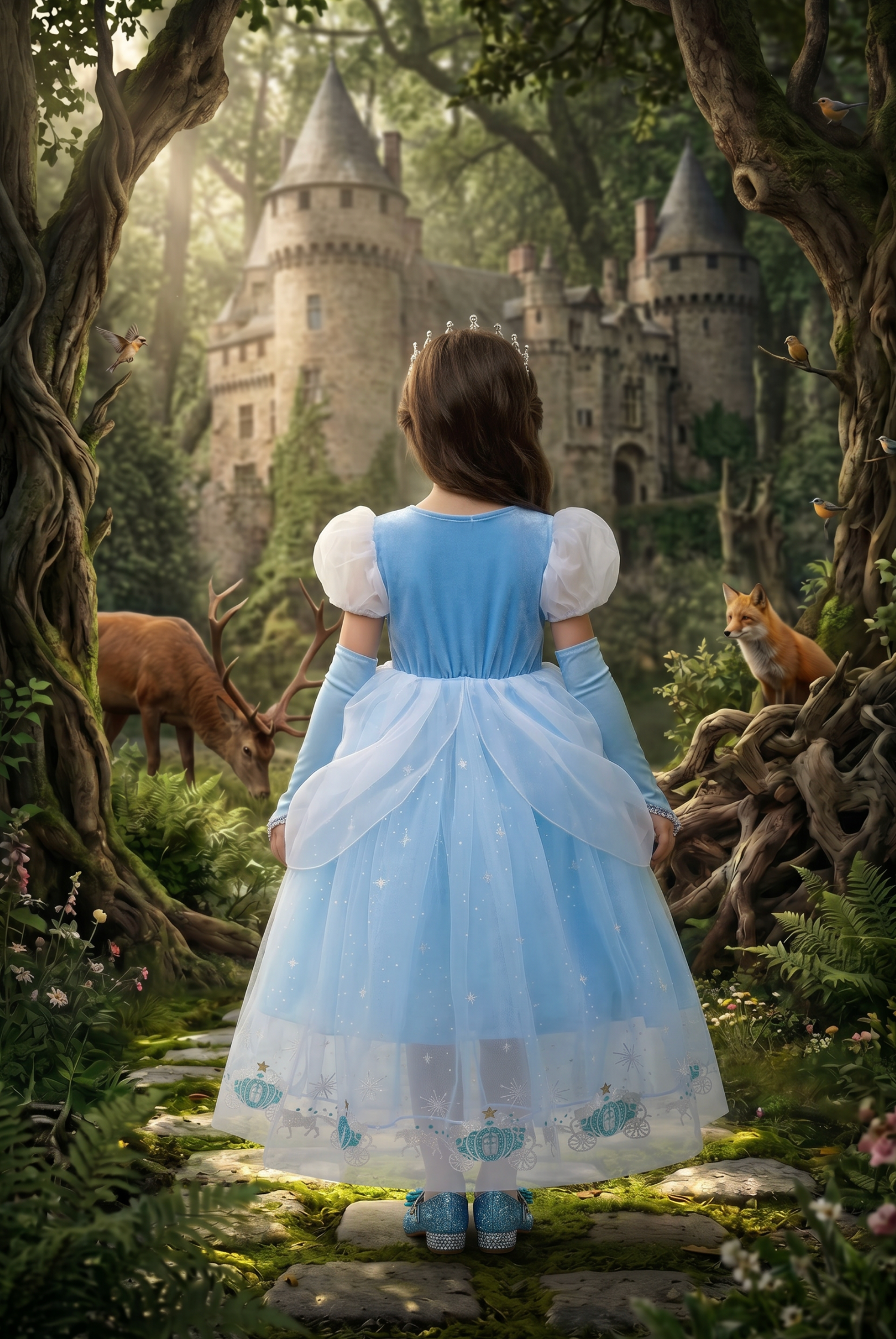 PRINCESS LUCIENNE DRESS & GLOVES SET