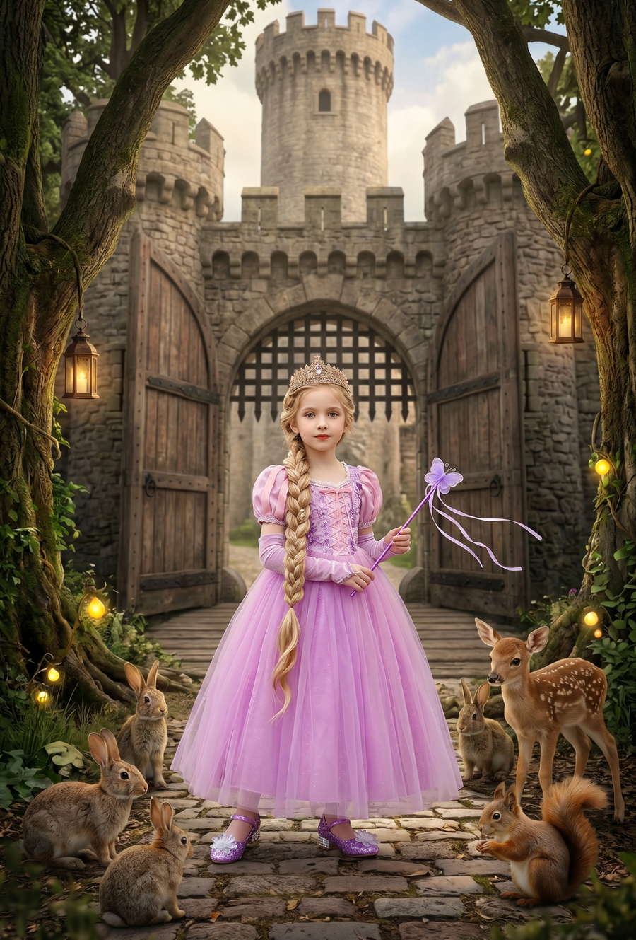 BUTTERFLY WAND PURPLE