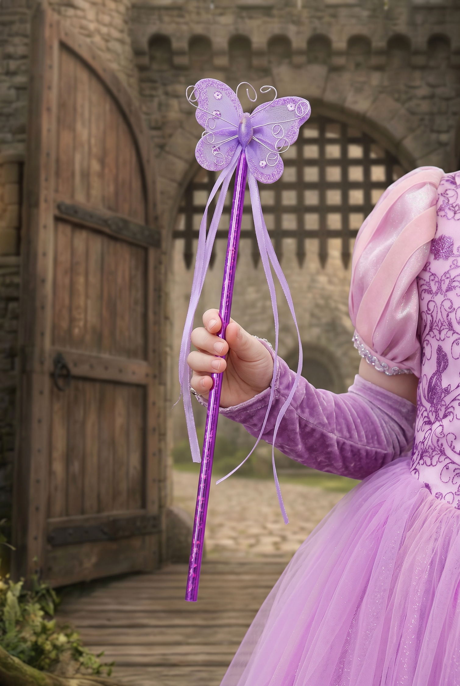 BUTTERFLY WAND PURPLE