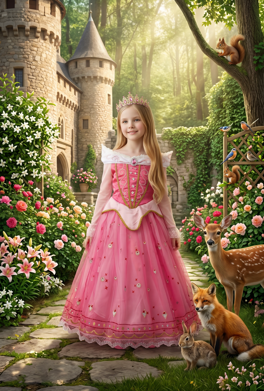 PRINCESS NATALIA TIARA PINK