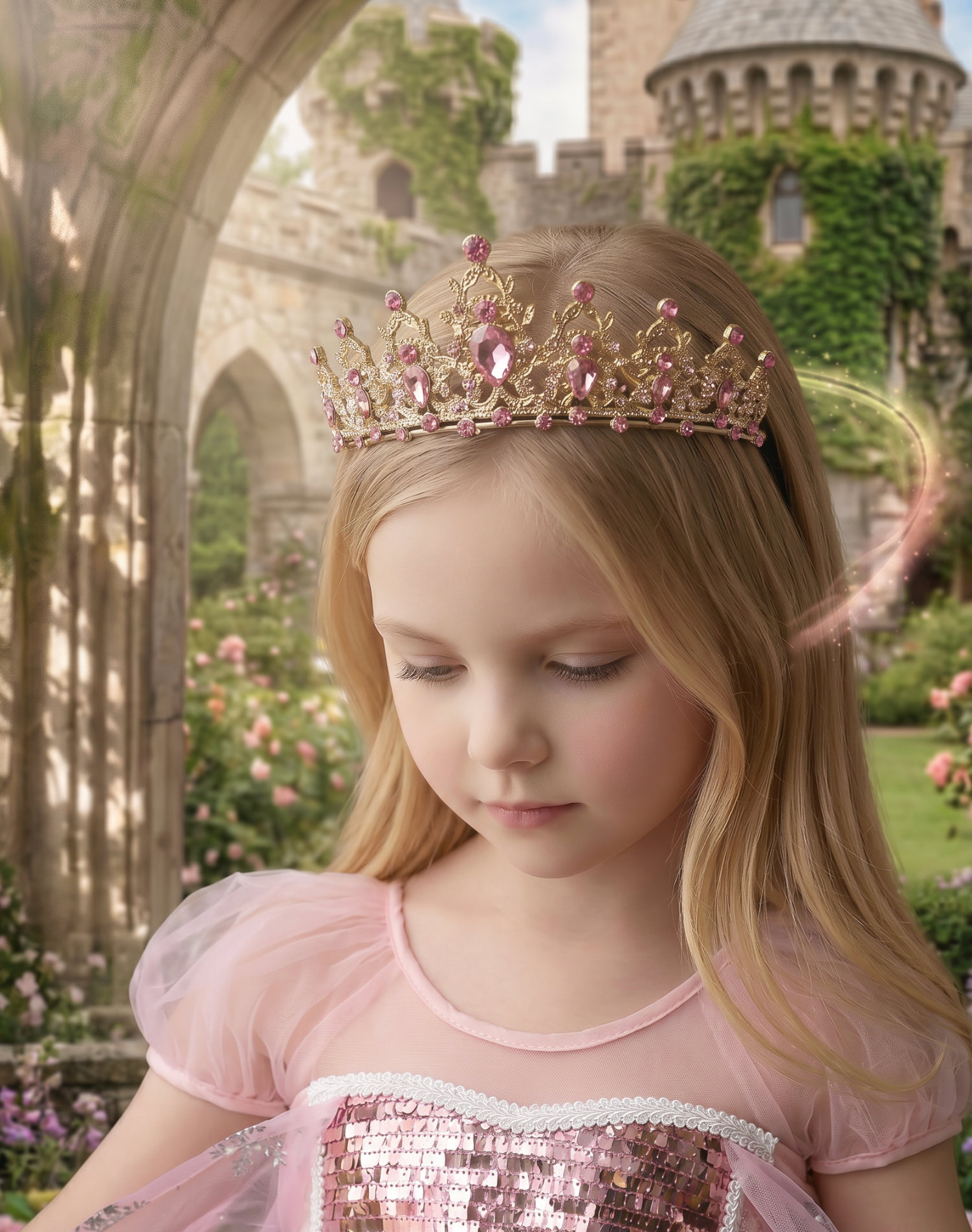 PRINCESS NATALIA TIARA PINK