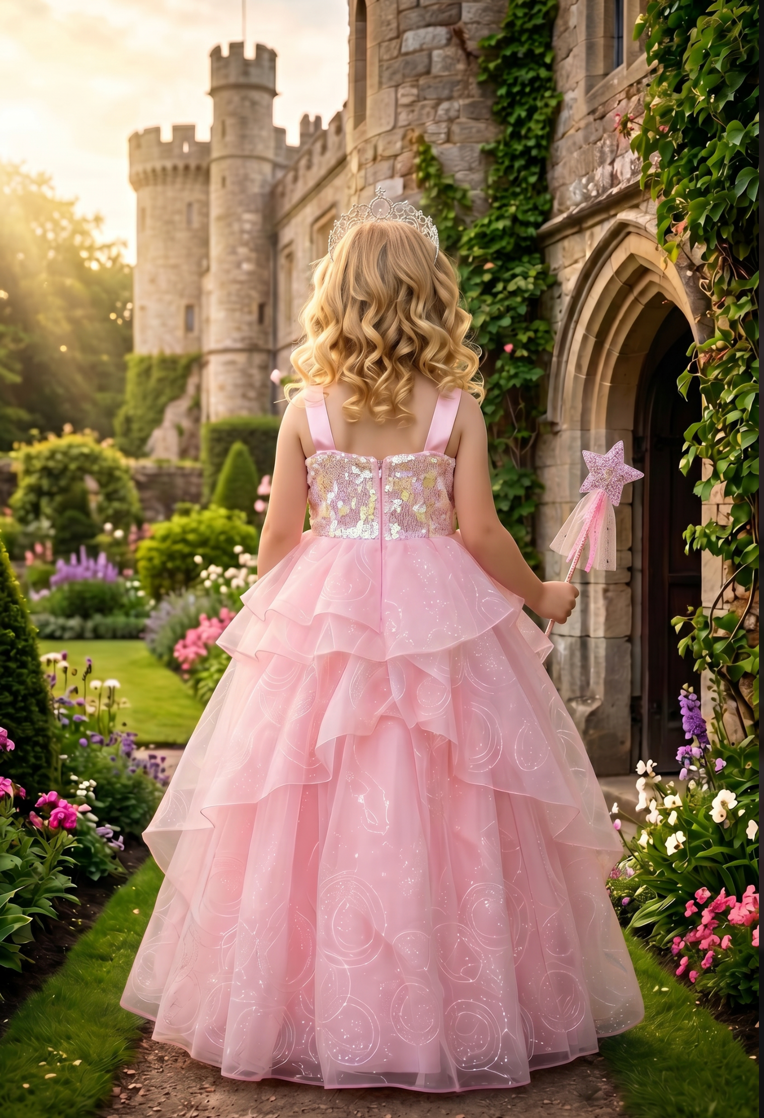 PRINCESS STARBELLE DRESS & WAND SET