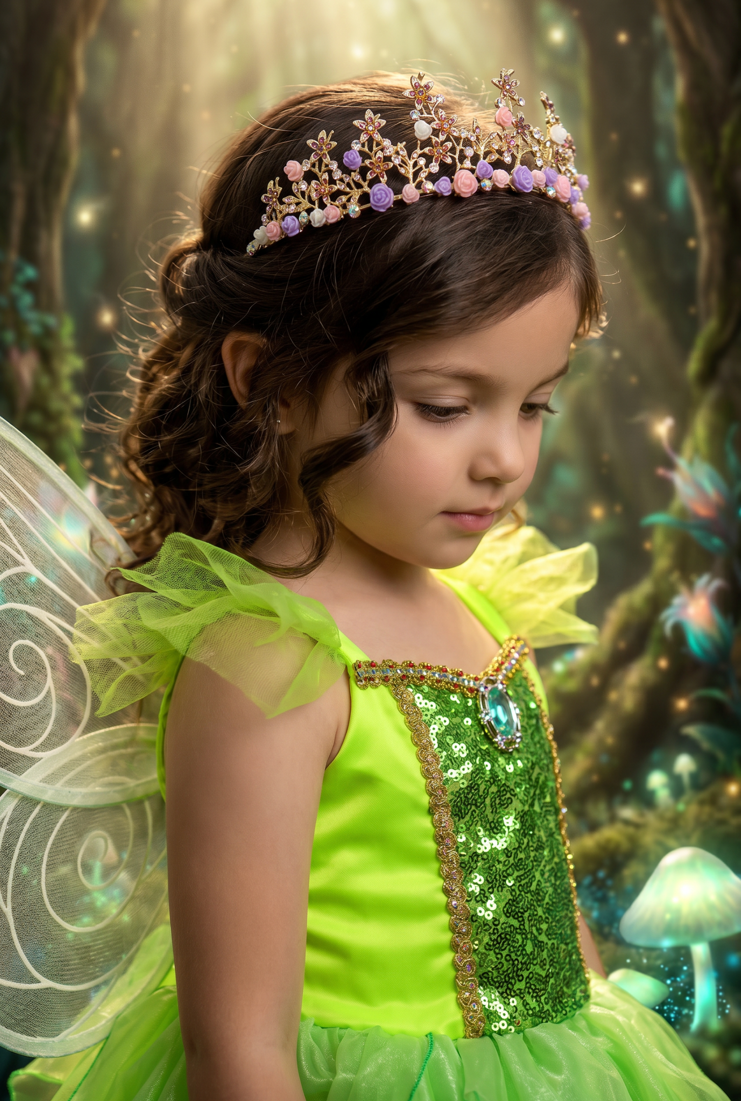 ENCHANTED FAIRY DRESS & WING SET