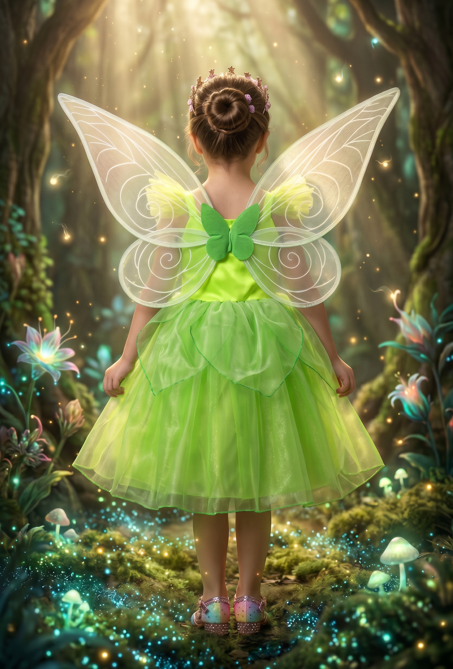 ENCHANTED FAIRY DRESS & WING SET