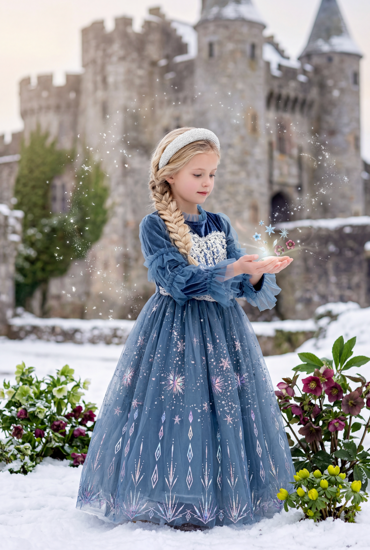 PRINCESS ANYA DRESS & HEADBAND SET