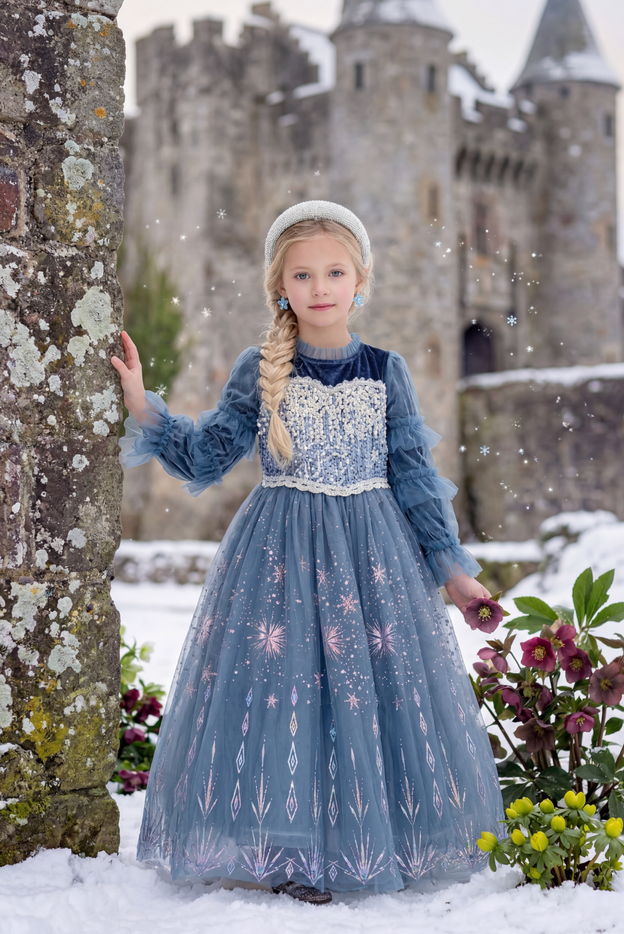 PRINCESS ANYA DRESS & HEADBAND SET