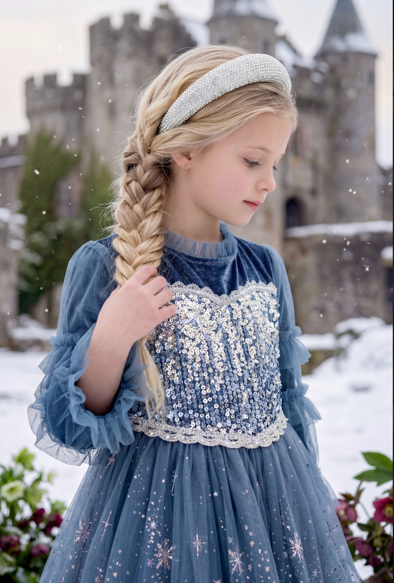 PRINCESS ANYA DRESS & HEADBAND SET