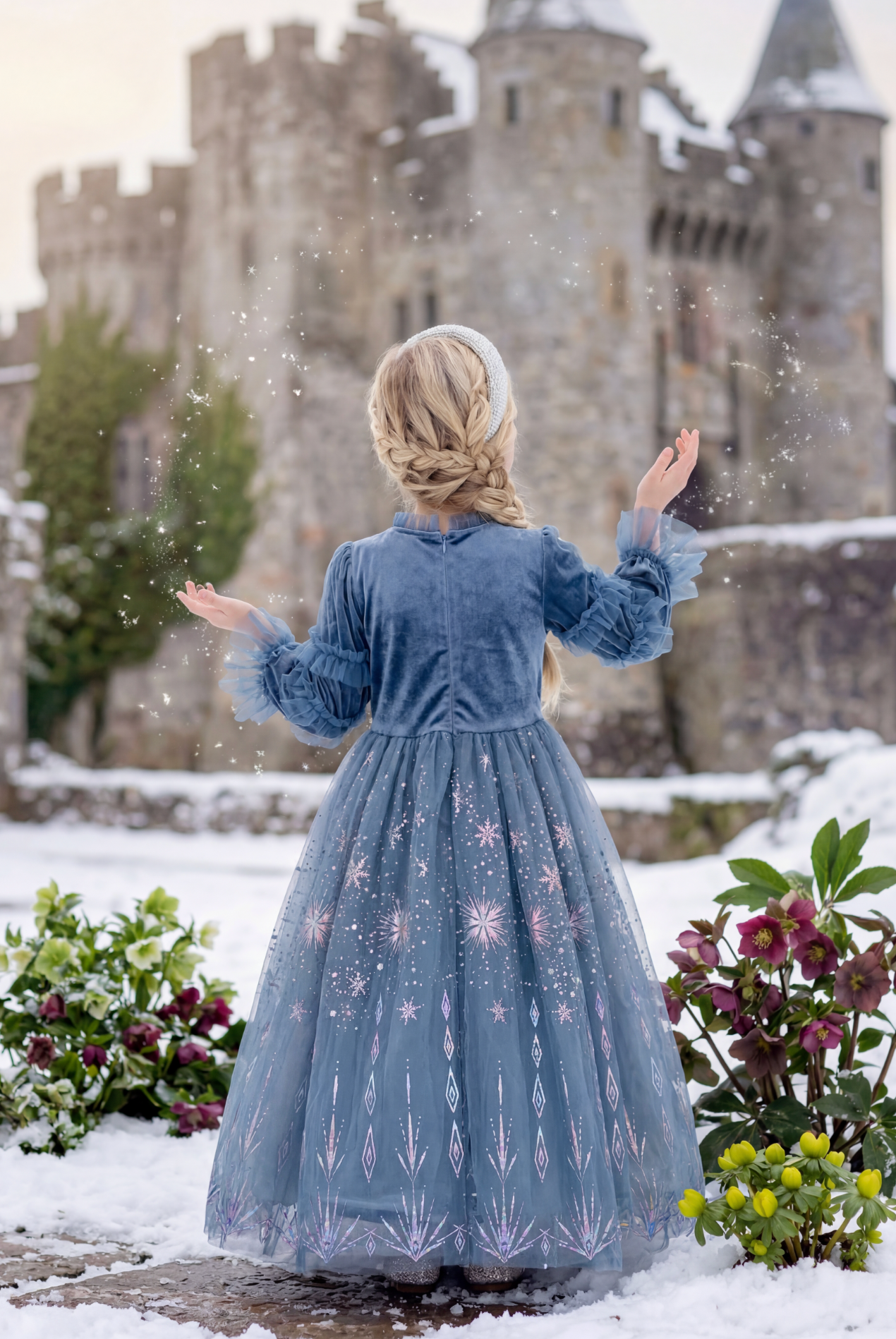 PRINCESS ANYA DRESS & HEADBAND SET
