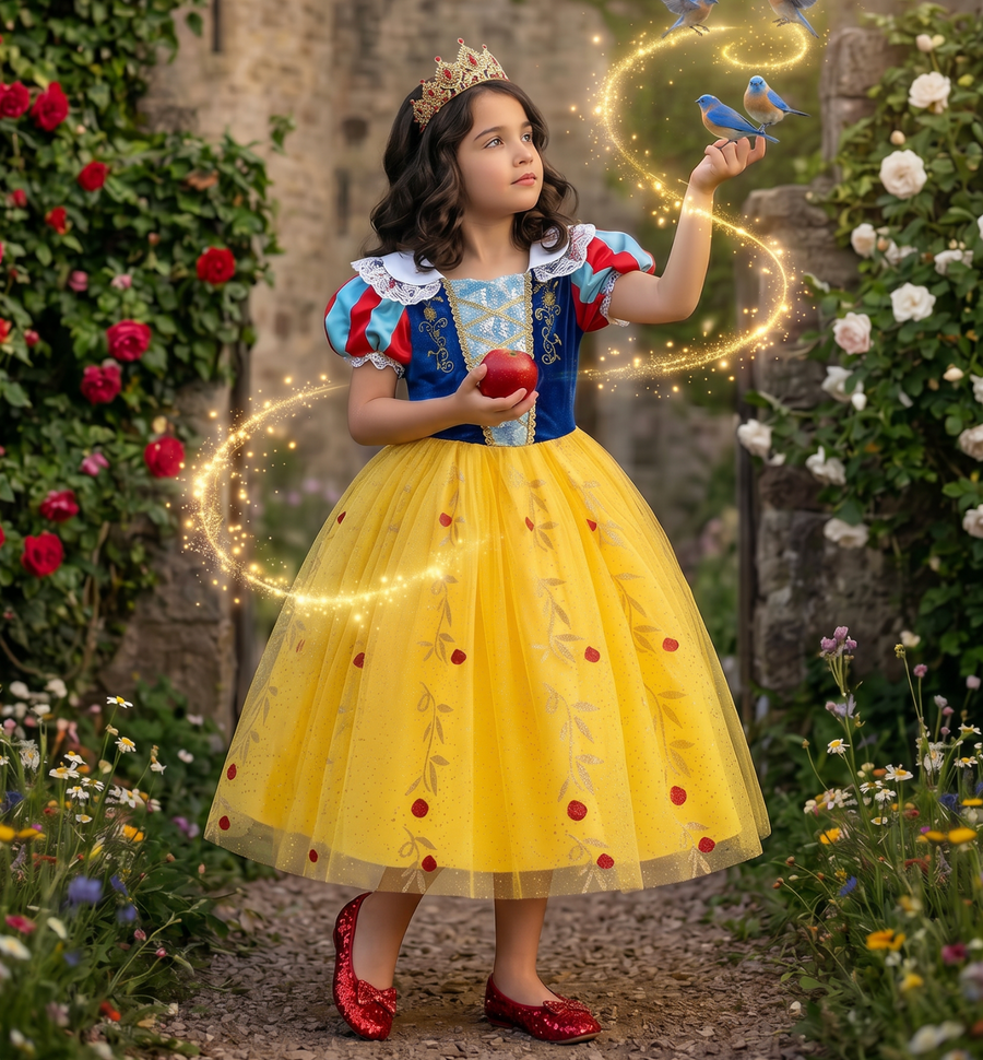 FAIREST OF ALL DRESS & CAPE SET