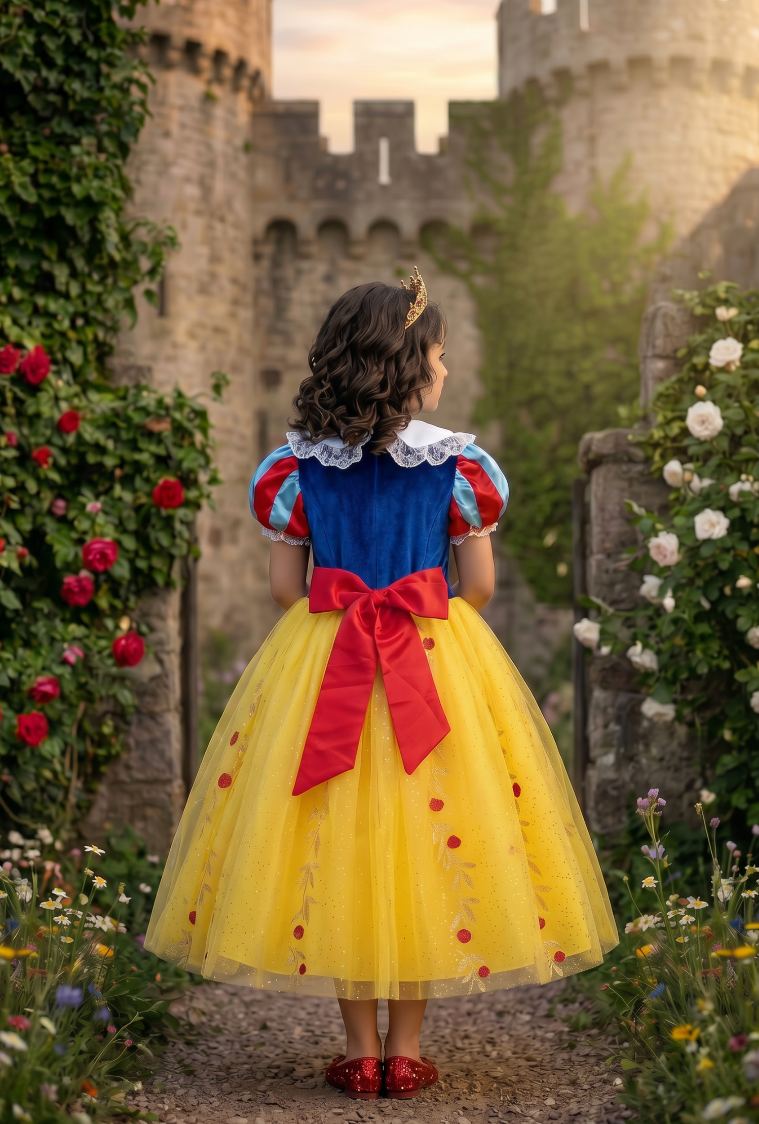 FAIREST OF ALL DRESS & CAPE SET