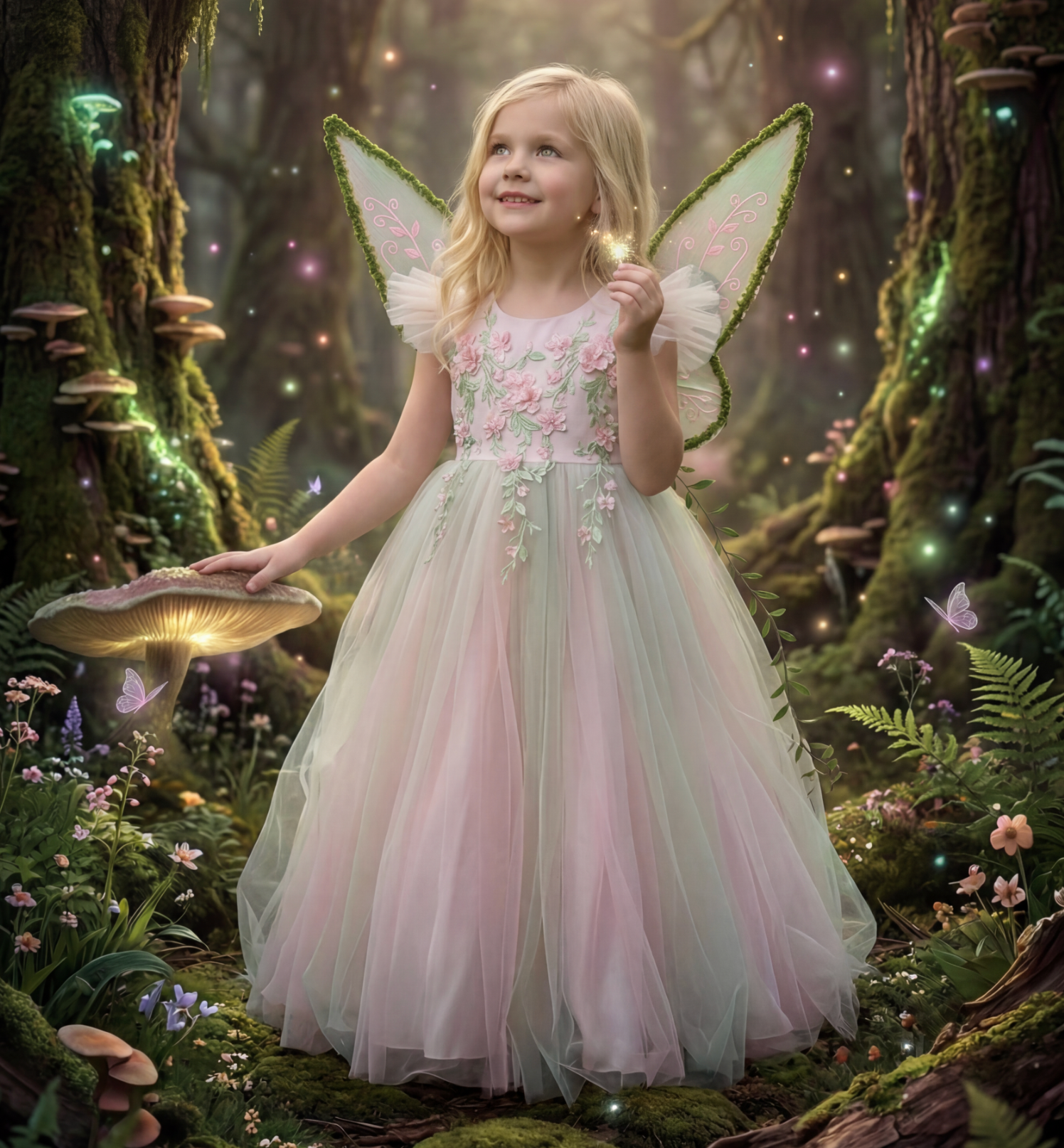 FERNWOOD FAIRY GOWN & WING SET