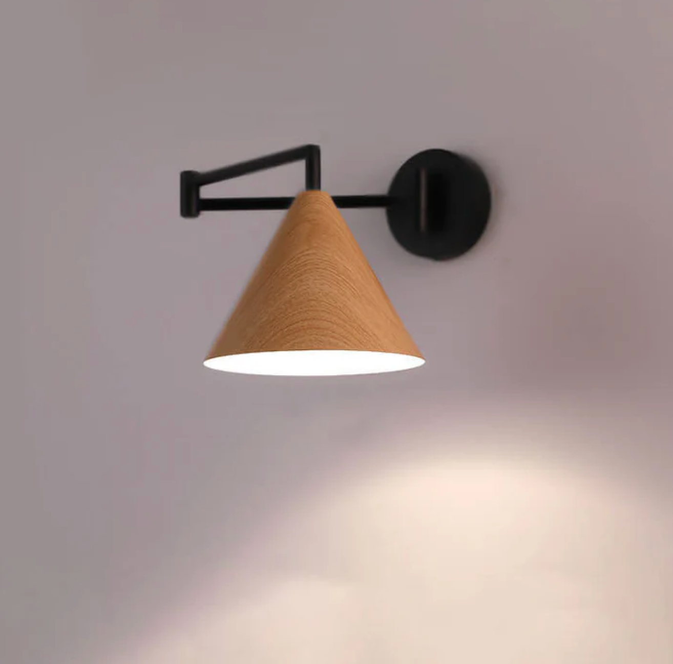 Scandinavian Wooden Wall Lamp Minimalist Modern Sconce