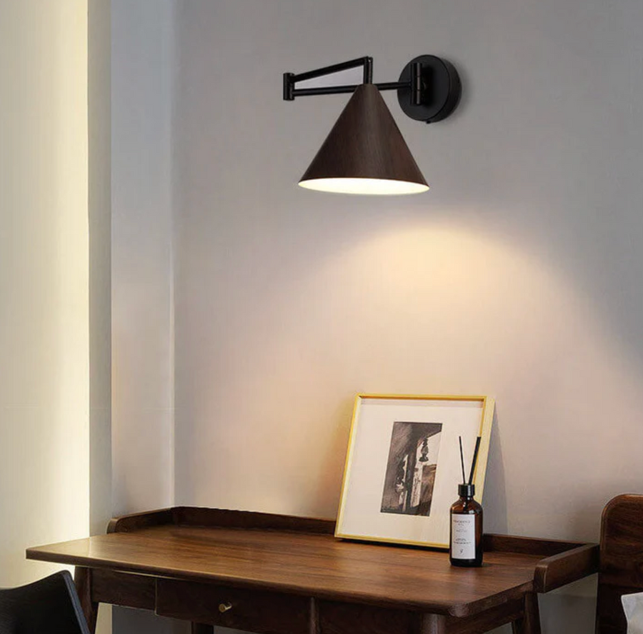Scandinavian Wooden Wall Lamp Minimalist Modern Sconce