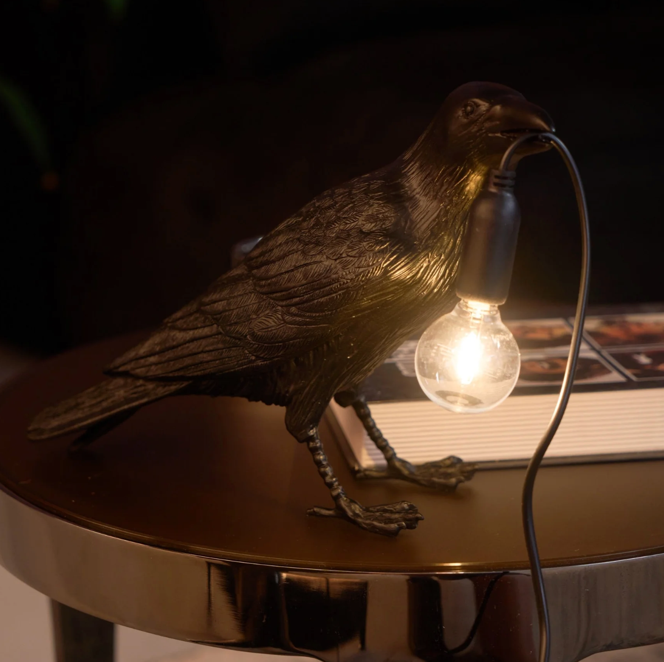 Raven Table Lamp Modern Bird Light Decorative Desk Lamp