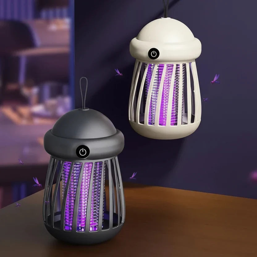 UV Mosquito Killer Lamp – 3000V Electric Bug Zapper – Rechargeable