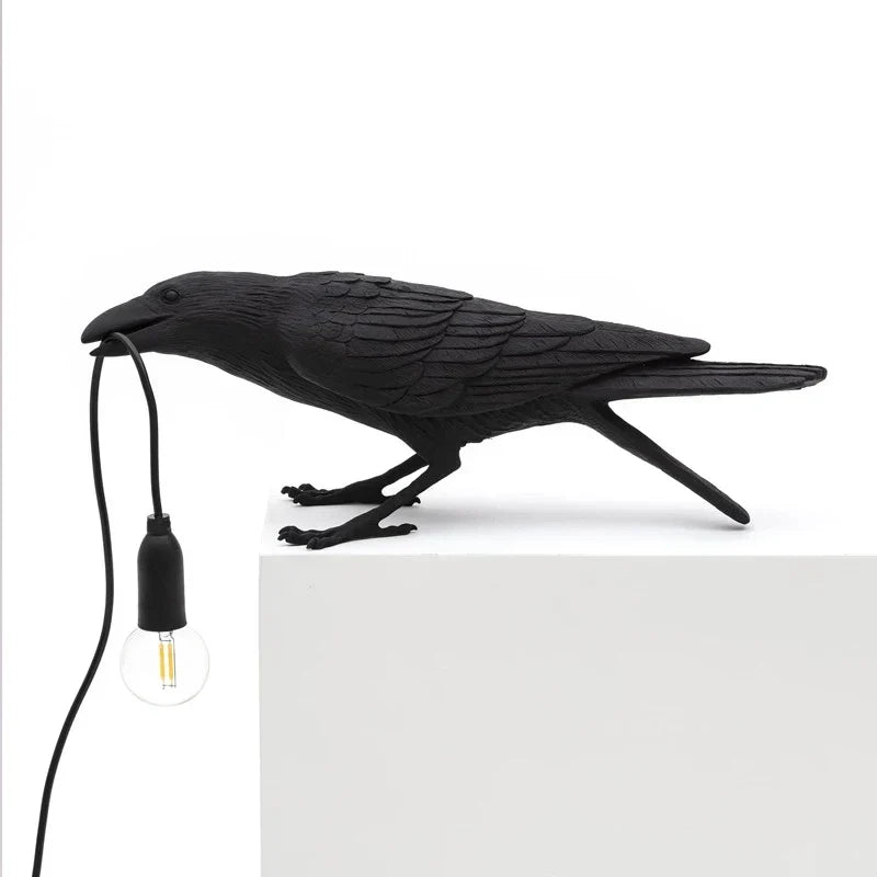 Raven Table Lamp Modern Bird Light Decorative Desk Lamp