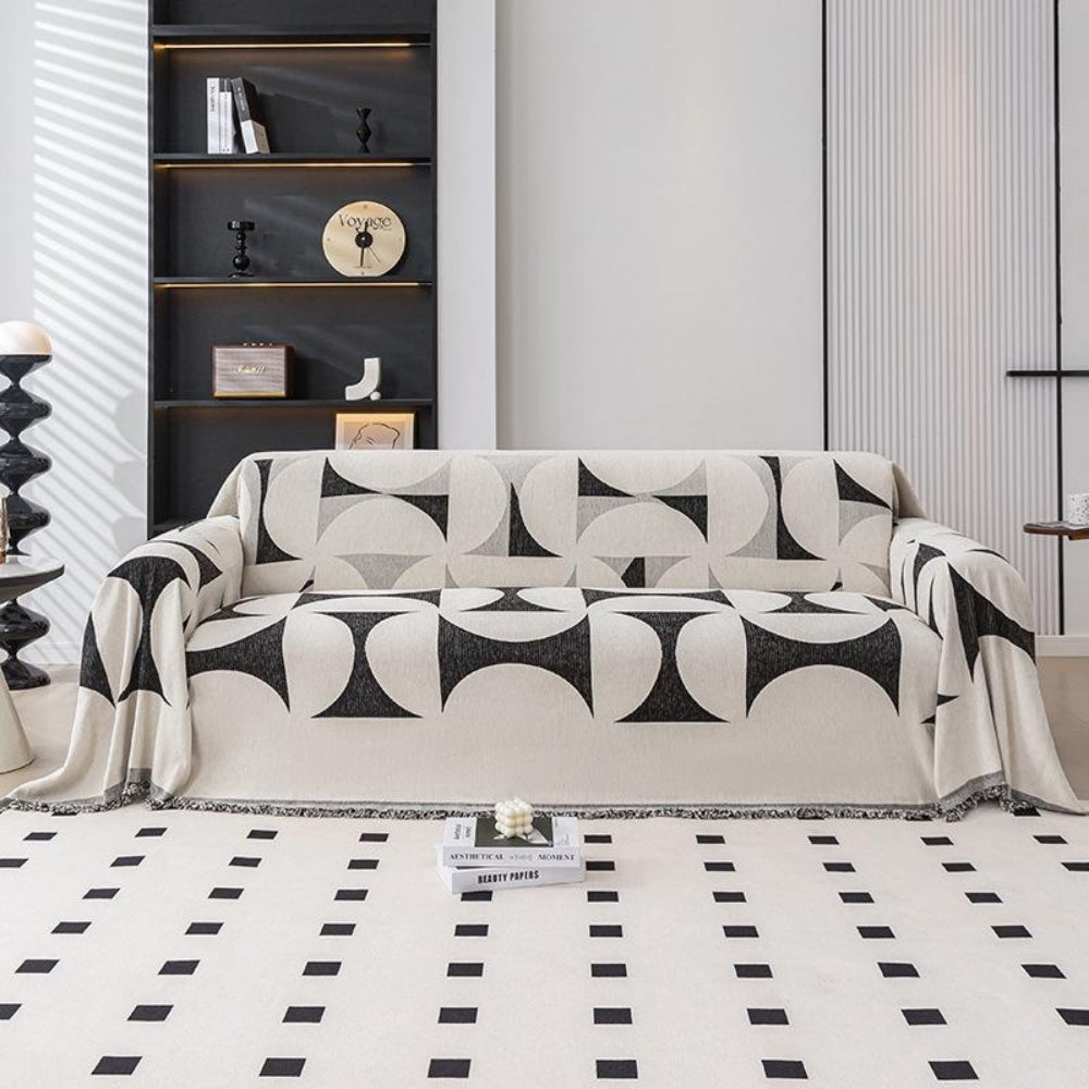 Windmill Pattern Couch Cover