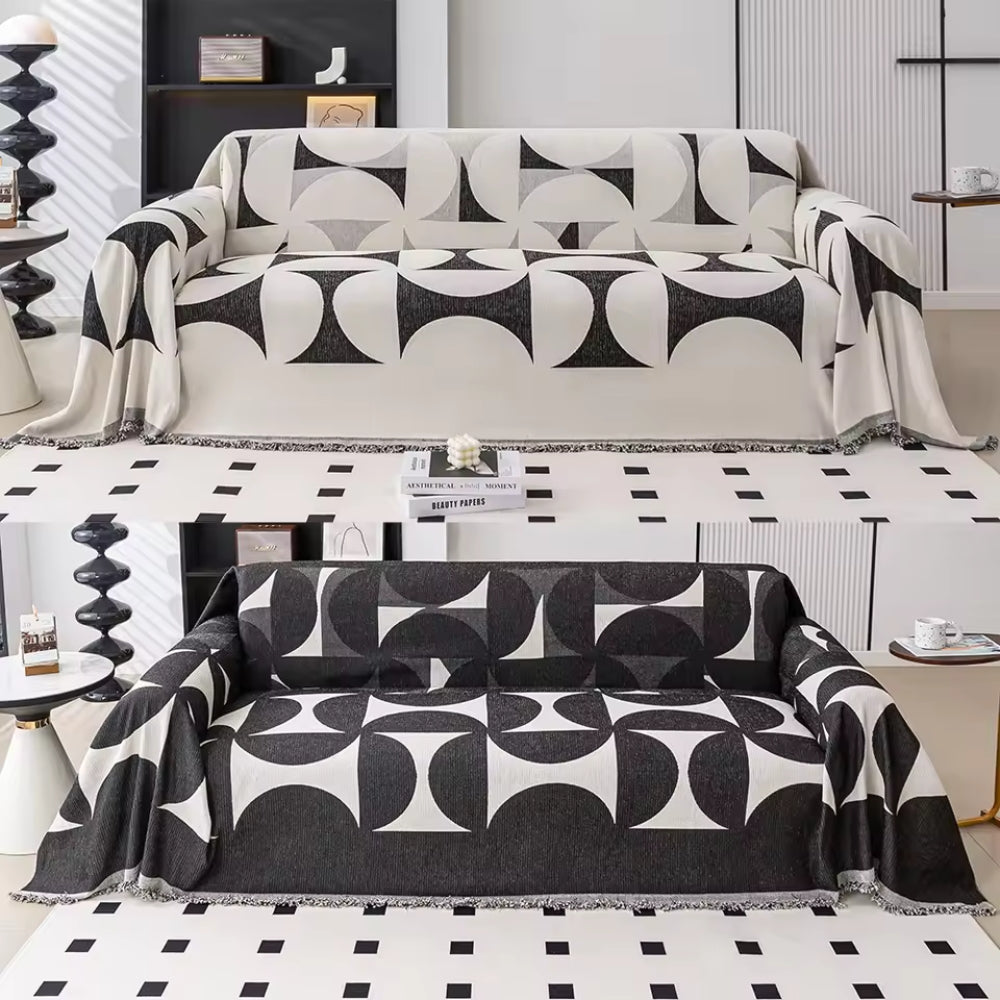 Windmill Pattern Couch Cover