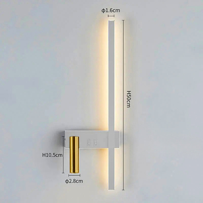 Swivel Led Wall Light With Adjustable Reading Head