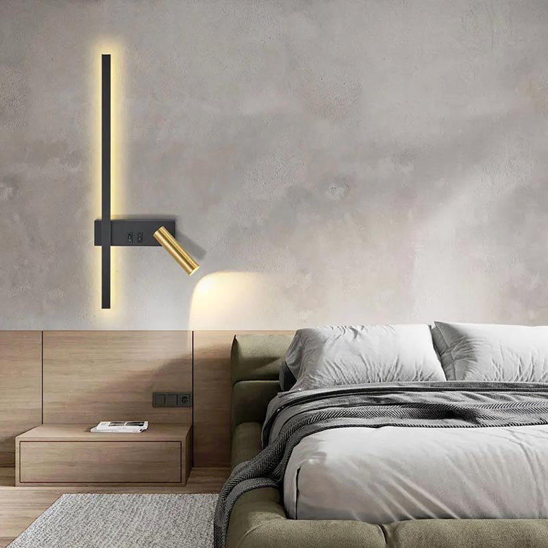Swivel Led Wall Light With Adjustable Reading Head