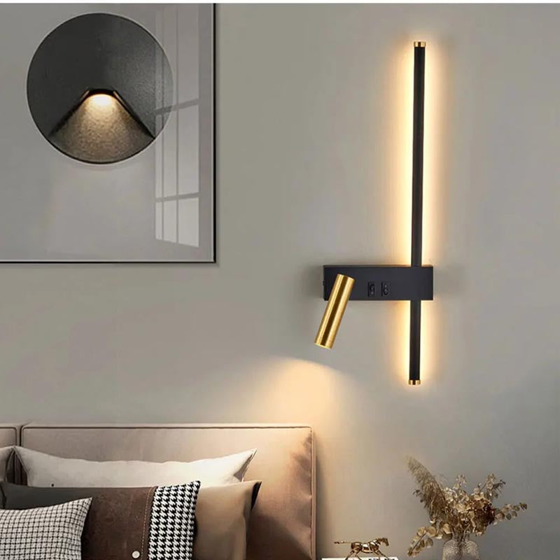 Swivel Led Wall Light With Adjustable Reading Head