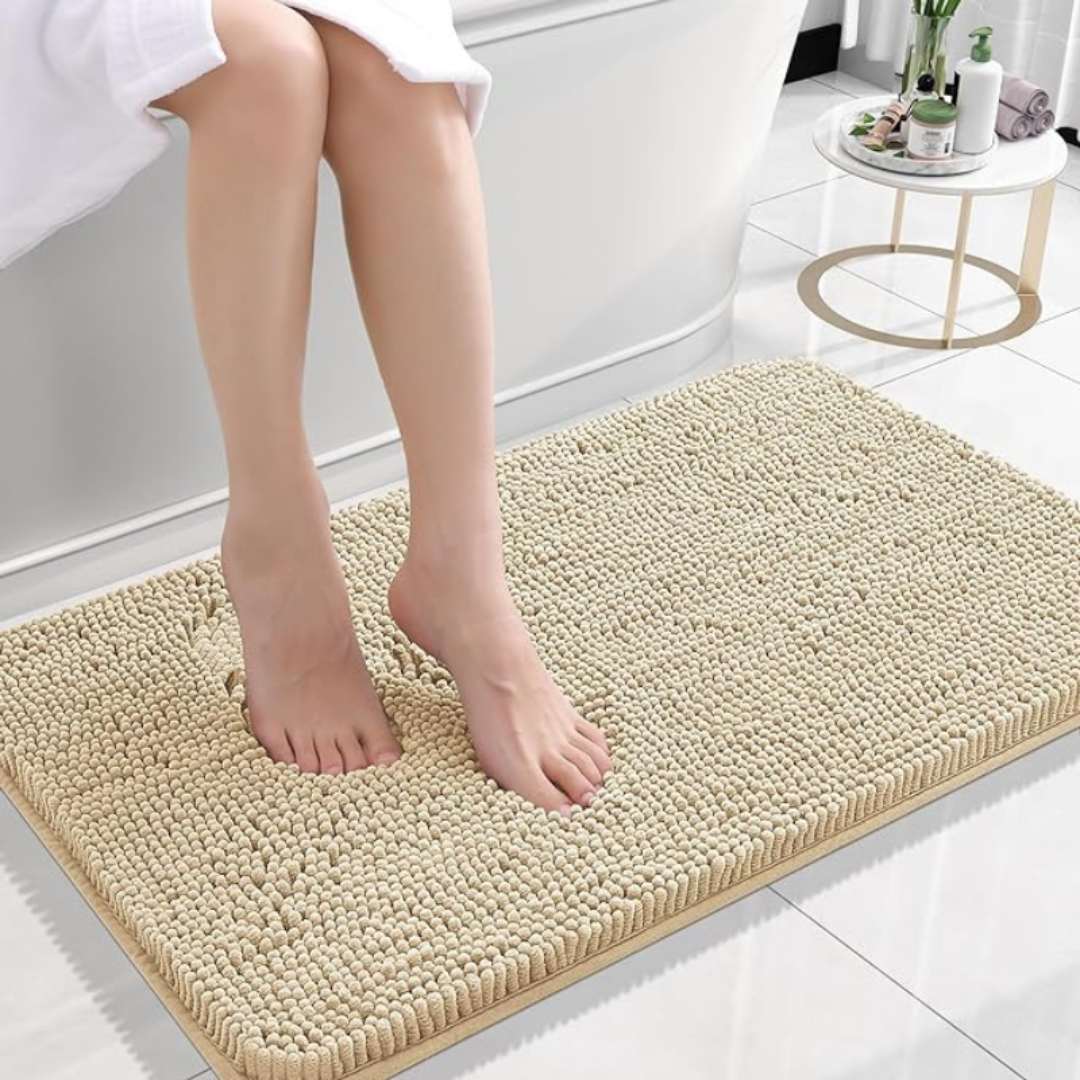 Hygienic Safety Non-Slip Soft Bath Mat – Quick-Drying Home Rug